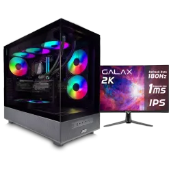 بي سي قيمنق, i7 14700KF, RTX 5070Ti , رام 32GB, تخزين 1 تيرا SSD, ويندوز 11, تجميعة بي سي دي ليدر مخصصة للالعاب والتصميم وصناع المحتوى مع شاشة تقسيط