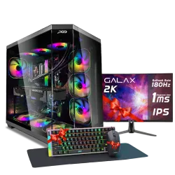 بي سي قيمنق, RYZEN 9 9950X3D, RTX 5090, رام 64GB, تخزين 4 تيرا SSD, ويندوز 11, تجميعة بي سي دي تيتان اصدار V2.0  مخصصة للالعاب والتصميم وصناع المحتوى