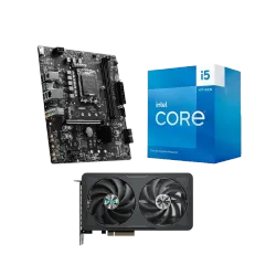 Bundle GIGABYTE GeForce RTX™ 5060 EAGLE OC 8G + Intel Core i5-14400F + MSI PRO B760M-B DDR5