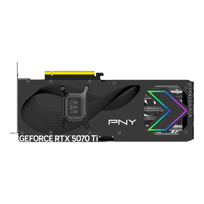 9-PNY-RTX-5070-Ti-ARGB-OC-EPIC-X-Triple-Fan-backplate