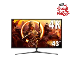 AOC شاشة العاب G4309VX/D 43 انش W VA بتقنية VA، 3840x2160، 1MS، 144Hz، HDR1000، AMD فري سينك بريميوم، HDMI2.1 (HDR)×2، DP1.4(HDR)×2 USB3.2 الجيل 1×4، منفذ USB، 7W×2، 200 ملم × 1000 ممم فيزا،، أسود