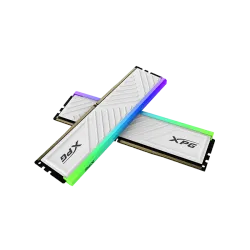 مجموعة ذاكرة سطح مكتب سبيكتريكس D35G من اكس بي جي/DDR4/بإضاءة RGB/رام 3200 ميجاهرتز/16GB (2×8 جيجابايت) PC4-25600/وحدة ذاكرة يو دي اي ام ام/pin288 /CL16/مشتت حراري/أبيض/(AX4U32008G16A-DTWHD35G)
