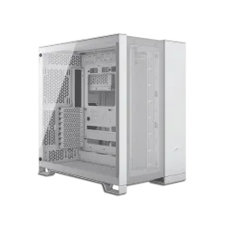 CASE CORSAIR 6500D AIRFLOW Mid-Tower Dual Chamber TG PC Case - White (CC-9011260-WW)