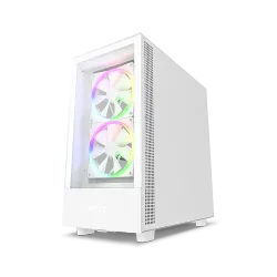 CASE NZXT H5 Elite Edition ATX Mid Tower Chassis All White (CC-H51EW-01)