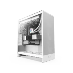 CASE NZXT H7 Flow (2024) Mid-Tower ATX Case - All White (CM-H72FW-01)
