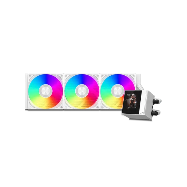 CPS DC360 Pro ARGB Display White Liquid Cooler | PC Doctor CPS DC360 Pro ARGB Display White Liquid Cooler | PC Doctor
