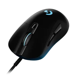 فأرة الألعاب اللاسلكية Logitech G403 HERO - تصميم مريح مع مقابض مطاطية مزدوجة الحقن، مستشعر HERO 25K، إضاءة RGB بتقنية LIGHTSYNC، 6 أزرار قابلة للبرمجة، وزن اختياري 10 جرام، معدل استجابة USB 1 مللي ثانية