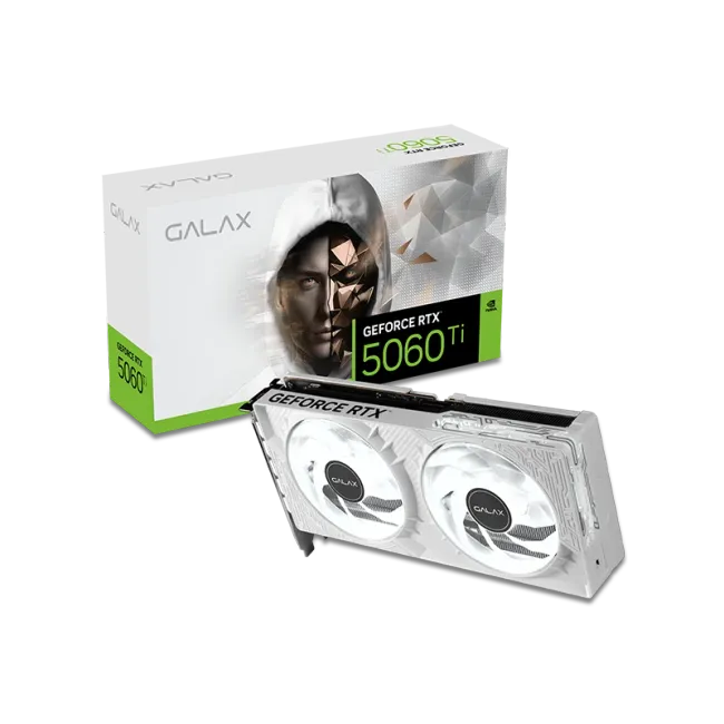 GALAX GeForce RTX™ 5060 Ti 1-Click OC White 8GB 1