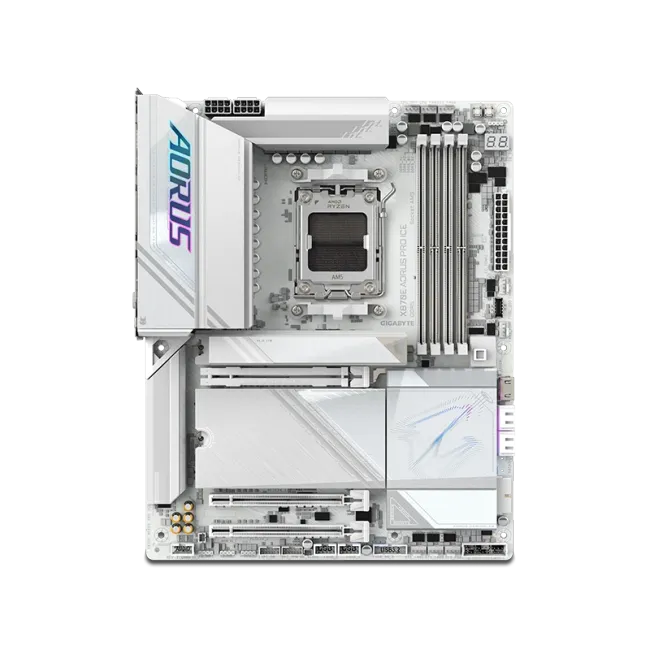 GIGABYTE X870E AORUS PRO ICE DDR5 AMD RYZEN WHITE 4