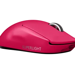 Logitech PRO X SUPERLIGHT Wireless Gaming Mouse - Pink, Ultra-Lightweight <63g, HERO 25K Sensor, LIGHTSPEED Wireless, and 70-Hour Battery Life