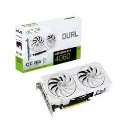 ASUS Dual GeForce RTX 4060 OC Edition 8GB GDDR6 White EVO