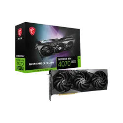 MSI بطاقة رسومات للالعاب RTX 4070 سوبر 12G اكس سليم انفيديا 4070 192 بت تعزيز الساعة: 2655 MHz 12جيجا GDRR6X 21جيجاps HDMI DP هندسة ادا لوفليس gddr6x سعة 12.0 جيجا pci_e_x16