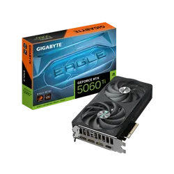 بطاقة الرسومات GIGABYTE GeForce RTX™ 5060 Ti EAGLE OC 8G – أداء متطور وتقنيات حديثة للألعاب والإبداع