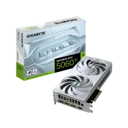 بطاقة الرسوميات GeForce RTX™ 5060 Ti EAGLE OC ICE 16G مع ذاكرة 16 جيجابايت GDDR7 ونظام تبريد WINDFORCE