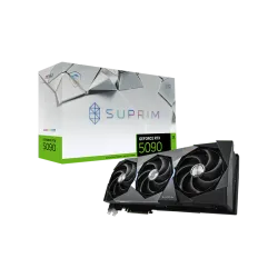 MSI GeForce RTX 5090 32G SUPRIM SOC Graphics Card – 32GB GDDR7, Blackwell Architecture, DLSS 4, TRI FROZR 3S Cooling, Dual BIOS, RGB Mystic Light, Reinforced Backplate