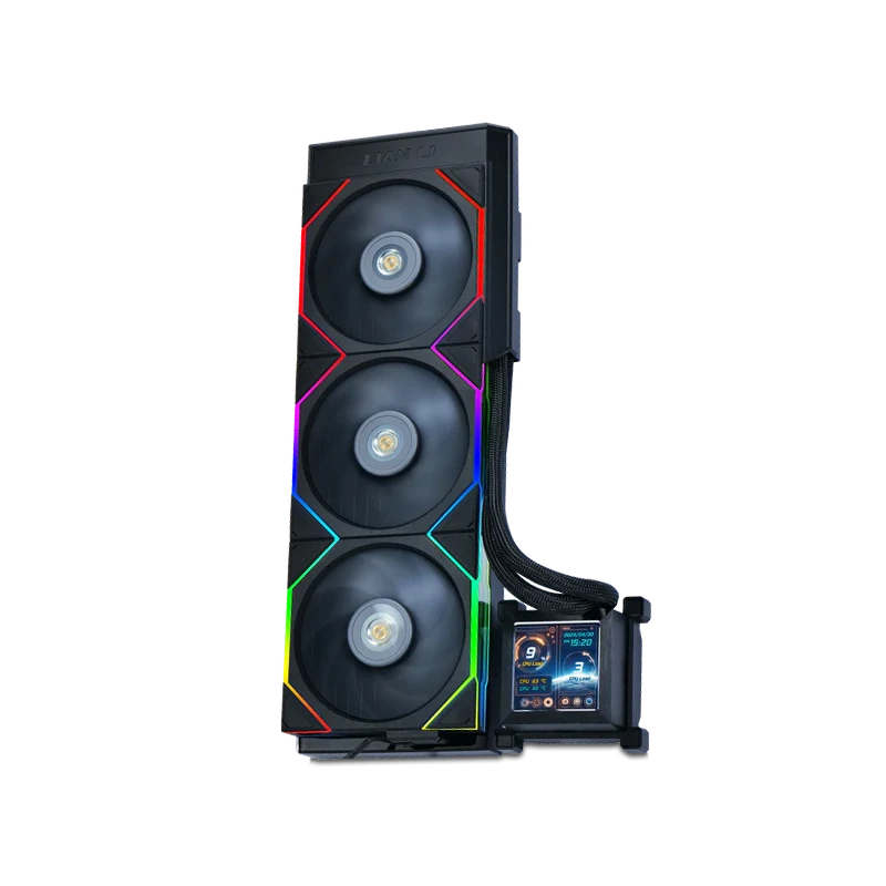 Lian Li HydroShift LCD 360 TL Liquid Cooler Black PC Doctor