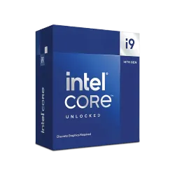 معالج انتل كور i9-14900K من 24 نواة ( 8 بي-كور و16 اي-كور) بسرعة تصل الى 6.0 GHz لجهاز الكمبيوتر المكتبي، LGA 1700
