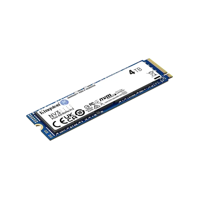 KINGSTON 4000G NV3 4TB M.2 2280 PCIe 4.0 NVMe SSD 4