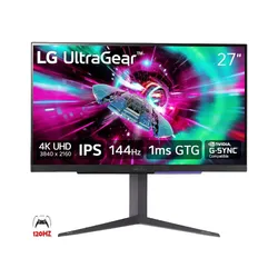 LG 27 4K IPS 3840X2160 144 Hz IPS 1MS GAMING MONITOR (27GR93U-B)