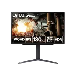 27 inch LG Ultra Gear 2K game monitor 200Hz refresh rate, 1ms response time compatible with G Sync, IPS board (27S75Q-B)