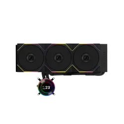 مبرد مائي , ليان لي , Hydroshift II LCD-C 360TL , بشاشة LCD , أسود (G89.GHS2LCD36TB.00)