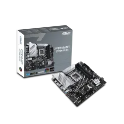 اسوس لوحة ام مايكرو ATX Z790M-Plus LGA 1700 (انتل جيل 12 و13و 14) (منفذ الملحقات الاضافية السريع 5.0، 3xM.2، 10+1 Drmos، DDR5، 1GB LAN، DP، USB 3.2 الجيل 2x2 Type-C، منفذ USB 3.2 الجيل الاول نوع C،