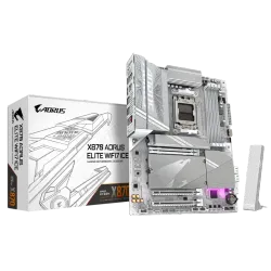 جيجابايت X870 اوروس ايليت واي فاي 7 ايس AM5 LGA 1718 ATX DDR5 4X M.2 منفذ الملحقات الاضافية السريع 5 USB4 شبكة LAN 2.5GbE اي زد-لاتش كيو فلاش