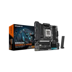 اللوحة الأم جيجابايت B850M GAMING X WIFI6E – شريحة AMD B850، مقبس AM5، دعم PCIe 5.0، ذاكرة DDR5، واي فاي 6E، منافذ M.2، منافذ USB 3.2 Gen2، تصميم طاقة وتبريد محسن