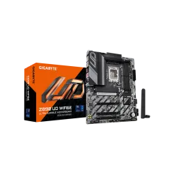 Gigabyte Z890 UD WIFI6E Motherboard – Supports Intel Core Ultra Series 2 CPUs, DDR5, 12+1+2 Phase VRM, PCIe 5.0 M.2, USB4 Type-C, 2.5Gb LAN, Wi-Fi 6E
