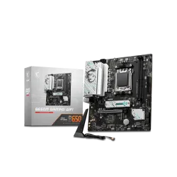 Msi B650M GAMING WIFI Motherboard, mATX - Supports AMD Ryzen 9000/8000 / 7000 Series Processors, AM5 - DDR5 Memory Boost 7800+ MHz/OC, PCIe 4.0 x16, M.2 Gen4, Wi-Fi 6E