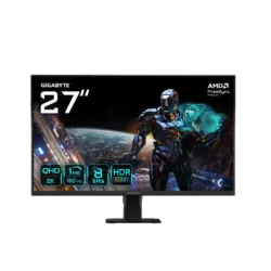 جيجابايت شاشة العاب GS27Q ادفانسد - 27 انش IPS - QHD 2560x1440-180Hz - 1ms MPRT - AMD فري سينك - HDMI، DP - اسود (GS27Q A US)