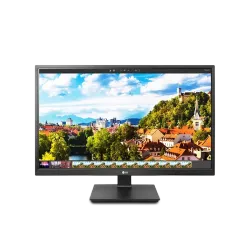 LG 24BK550Y-B، اسود 24 انش 5 مللي ثانية (GTG) 1920 × 1080، شاشة FHD IPS، مكبرات صوت ستيريو مدمجة 1.2 واط بقناتين