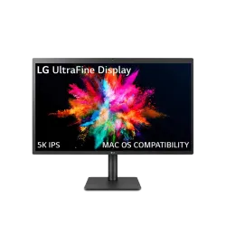 LG شاشة 27MD5KL-B فائقة الدقة 27 بوصة IPS LCD 5K UHD لابل ماك، من ال جي، اي بي اس، 1024 x 600، أسود