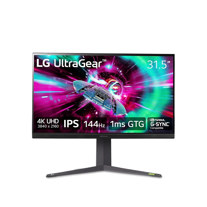 4K 32-inch gaming monitor, IPS technology, 1MS 32GR93U-B