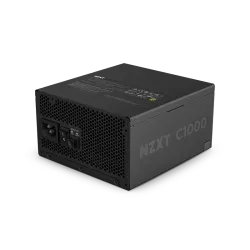 مزود طاقة , NZXT , C1000 ATX 3.X 1000واط 80 بلس ذهبي , معياري بالكامل , كابل طاقة بريطاني , أسود (PA-0G2BB-UK)