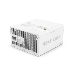 PSU NZXT C850 ATX 3.X 850 Watt 80 Plus Gold Fully Modular Low-Noise Power Supply, UK Power Cord, White (PA-8G2BW-UK)