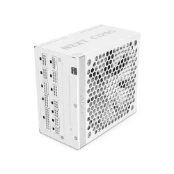 مزود طاقة , NZXT , C Series 1200واط 80 بلس ذهبي , معياري بالكامل , ATX 3.1 , كابل طاقة بريطاني , اللون الأبيض (PA-2G2BW-UK)