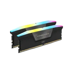 كورسير ذاكرة رام DDR5 RGB من فينجانس 64GB (2×32GB) 6000MHz CL40 انتل اكس ام بي اي كيو - اسود (CMH64GX5M2B6000C40)