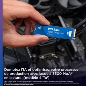SSD WD Blue SN5000 2TB 5150 MB-s Read, 4850 MB-s Write 2