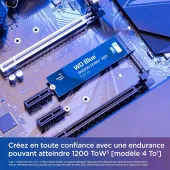 SSD WD Blue SN5000 2TB 5150 MB-s Read, 4850 MB-s Write