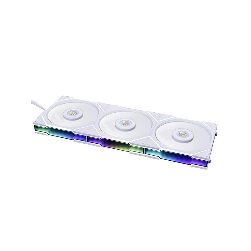 Lian Li UNI FAN TL 120 ホワイト 3個セット Lian Li UNI FAN TL LCD 120 WT 3pack 1.6インチ液晶