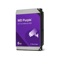 هارد ديسك مراقبة , ويسترن ديجيتال , 6 تيرا بايت , WD Purple (WD64PURZ-85BWUY0)