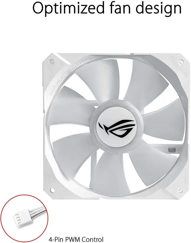 ASUS ROG Strix LC 240 RGB White Edition All-in-One Liquid CPU Cooler