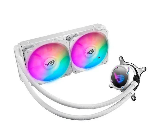 ASUS ROG Strix LC 240 RGB White Edition All-in-One Liquid CPU Cooler