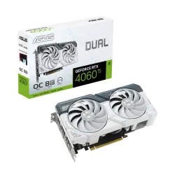 ASUS RTX 4060TI DUAL OC 8GB WHITE (DUAL-RTX4060TI-O8G-WHITE)