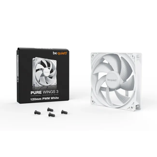 be quiet! PURE WINGS 3 White 120mm PWM (BL110)