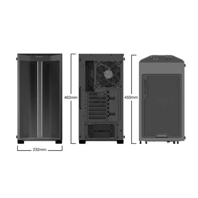 CASE be quiet! Pure Base 500DX ATX Mid Tower Case (Black) (BGW37)