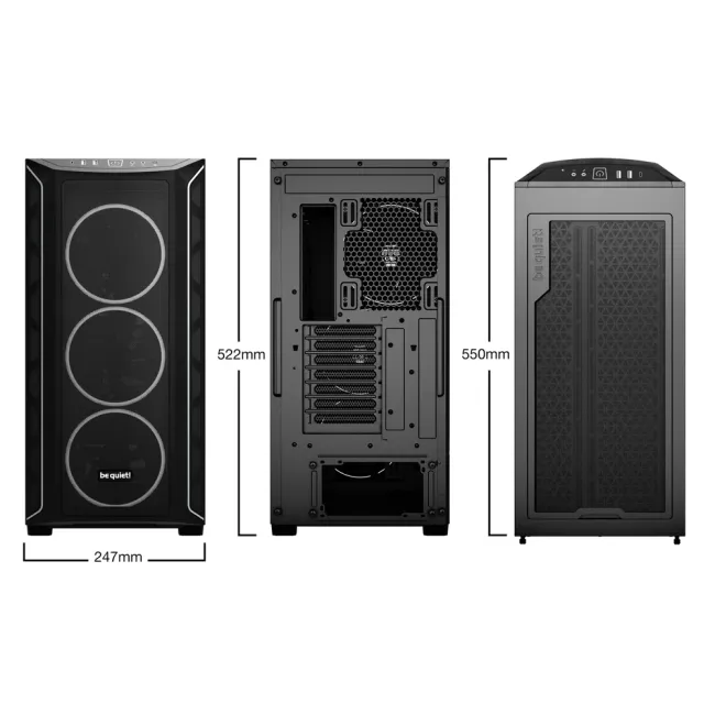 CASE be quiet! Shadow Base 800Fx Window Black (BGW63)