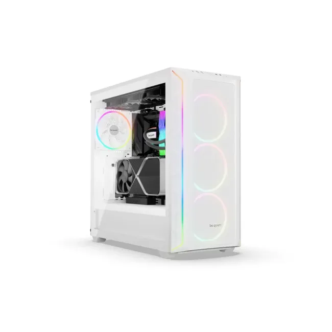 CASE be quiet! Shadow Base 800Fx Window White Mid Tower Case with 4 ARGB Fans (BGW64)