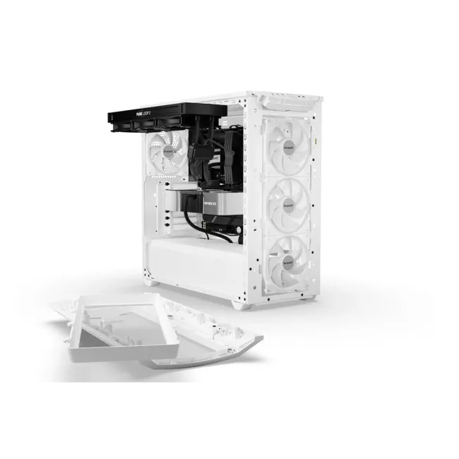 CASE be quiet! Shadow Base 800Fx Window White Mid Tower Case with 4 ARGB Fans (BGW64)